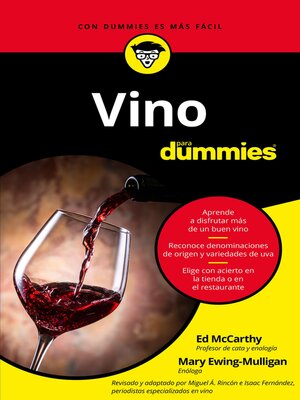 cover image of Vino para Dummies